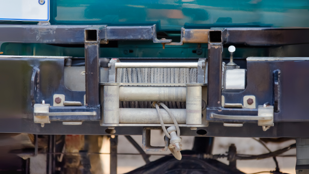 Bumper winch