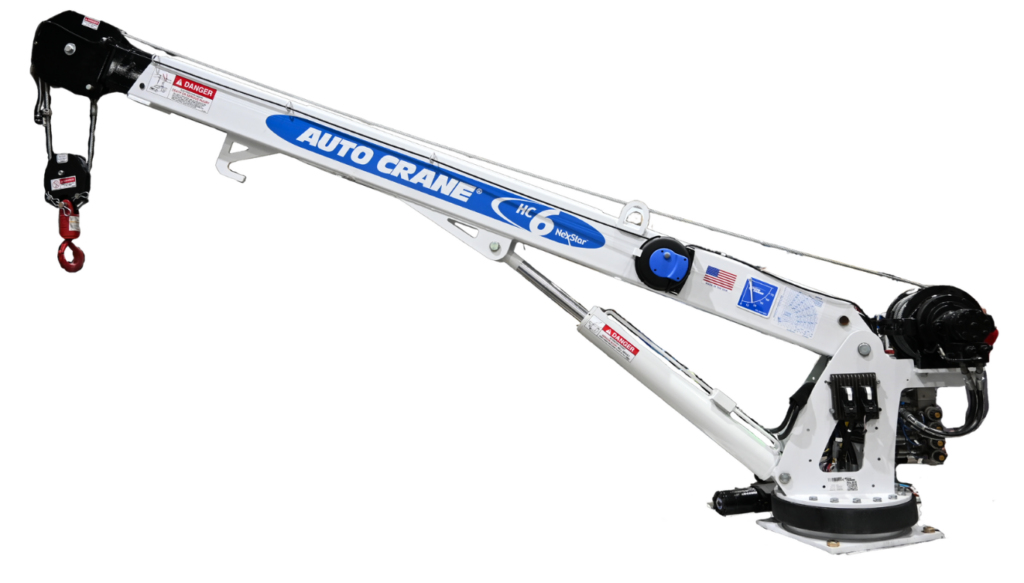 6-Series Ramsey Industries Auto Crane Re-Engineers the 6-Series Service Crane: Built Lighter, Built Smarter | Ramsey Industries